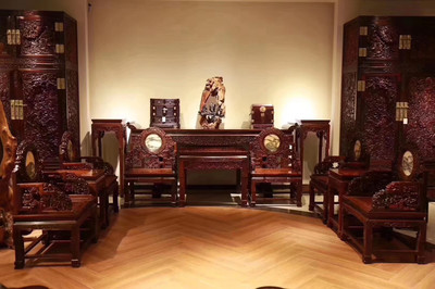 万森林红木家具 东方美学与现代生活的艺术融合